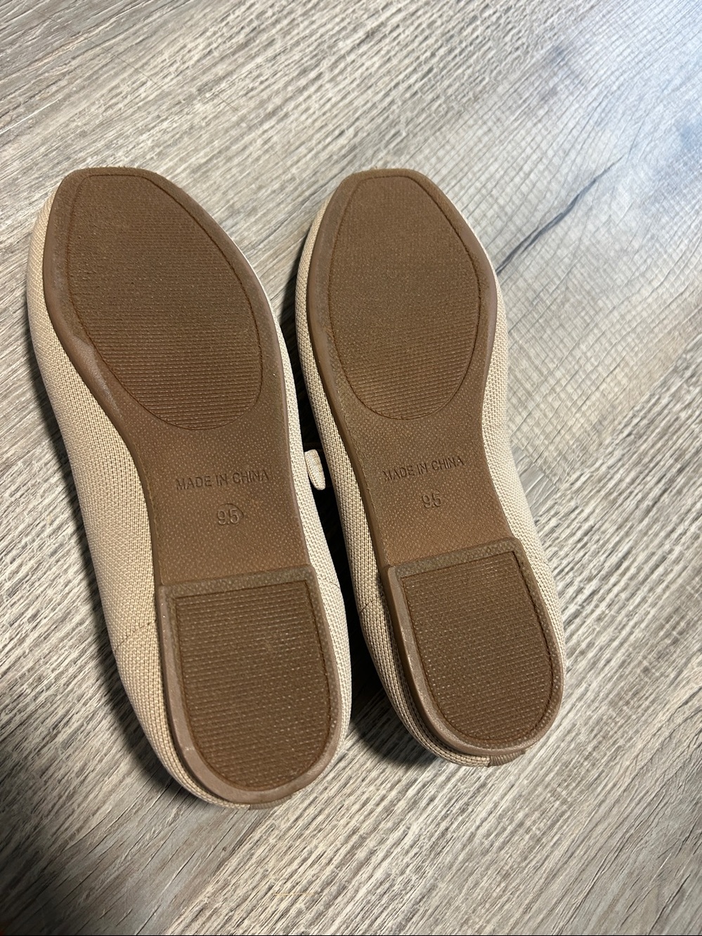 Steve Madden Taupe Mary Jane Flats with Buckle Strap - Picture 2 of 7